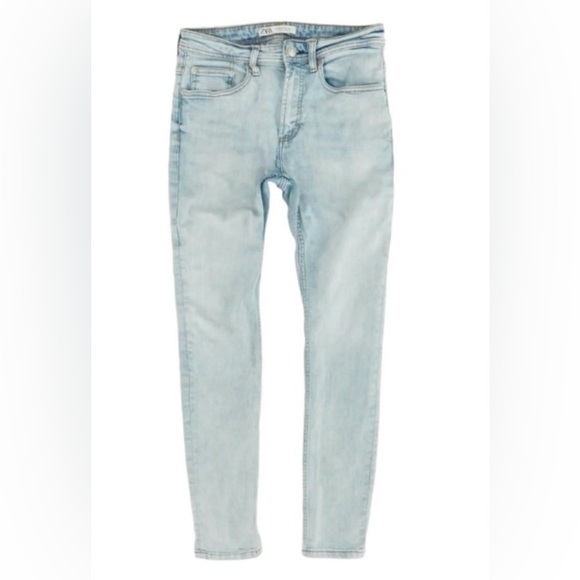ZARA HOST PICK Jeans Mid Rise Skinny Leg Jeans size 30 - Picture 1 of 5